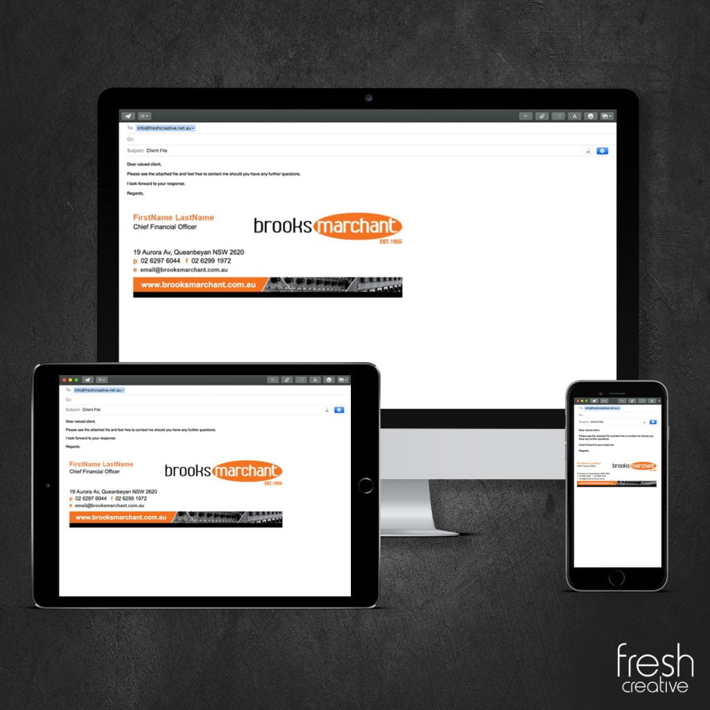 Brooks Marchant Custom Email Signature