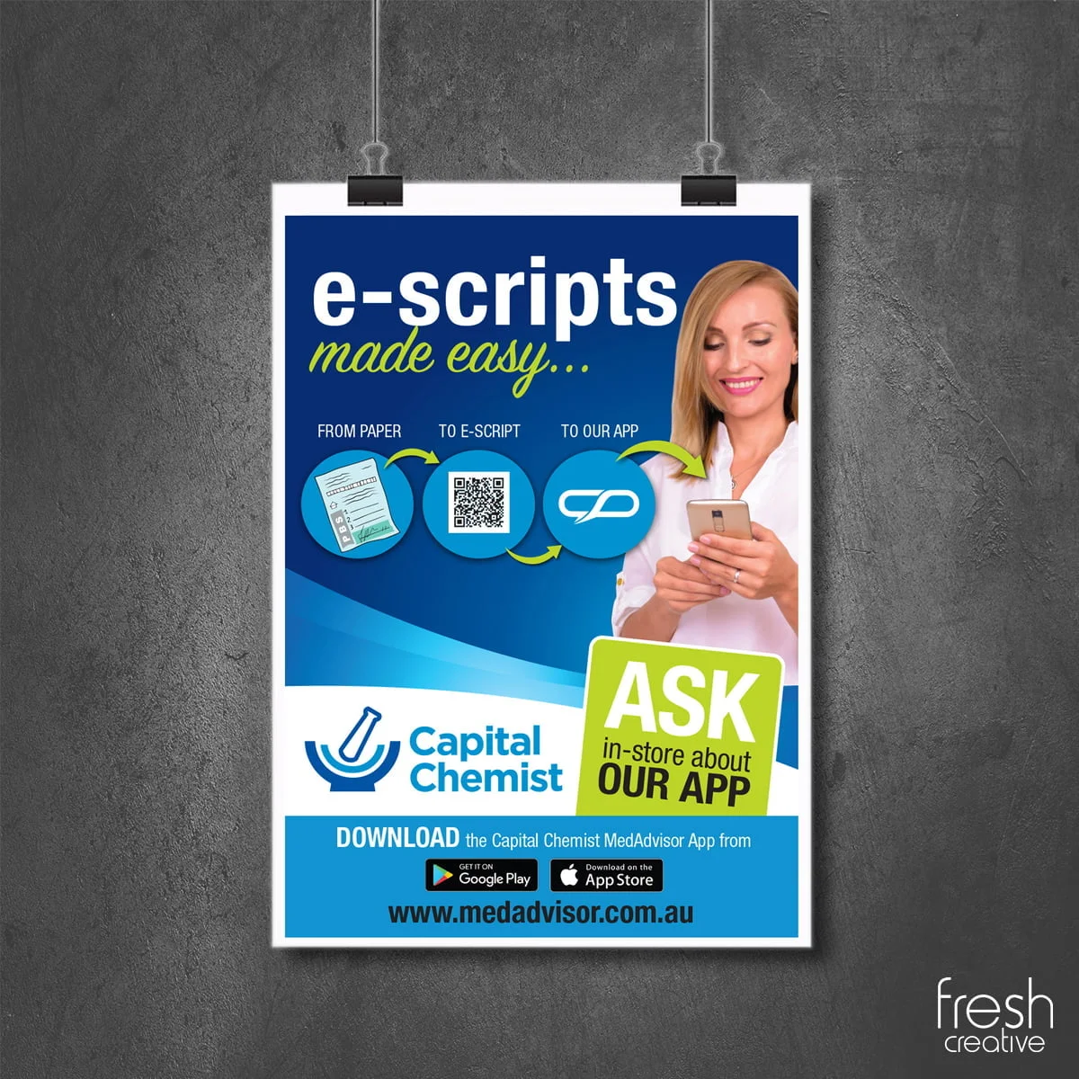 Capital Chemist Custom Poster