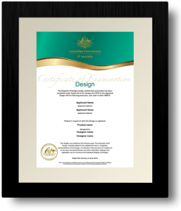 Design Certificate Black Frame