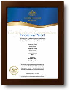 Patent Certificate