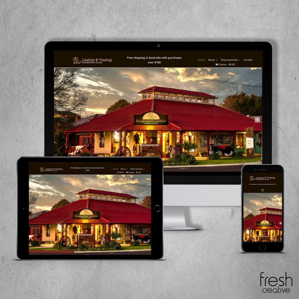 Leather and Trading Bungendore New Website