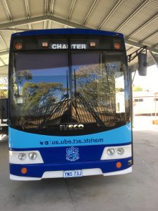 Marist bus vehicle signage
