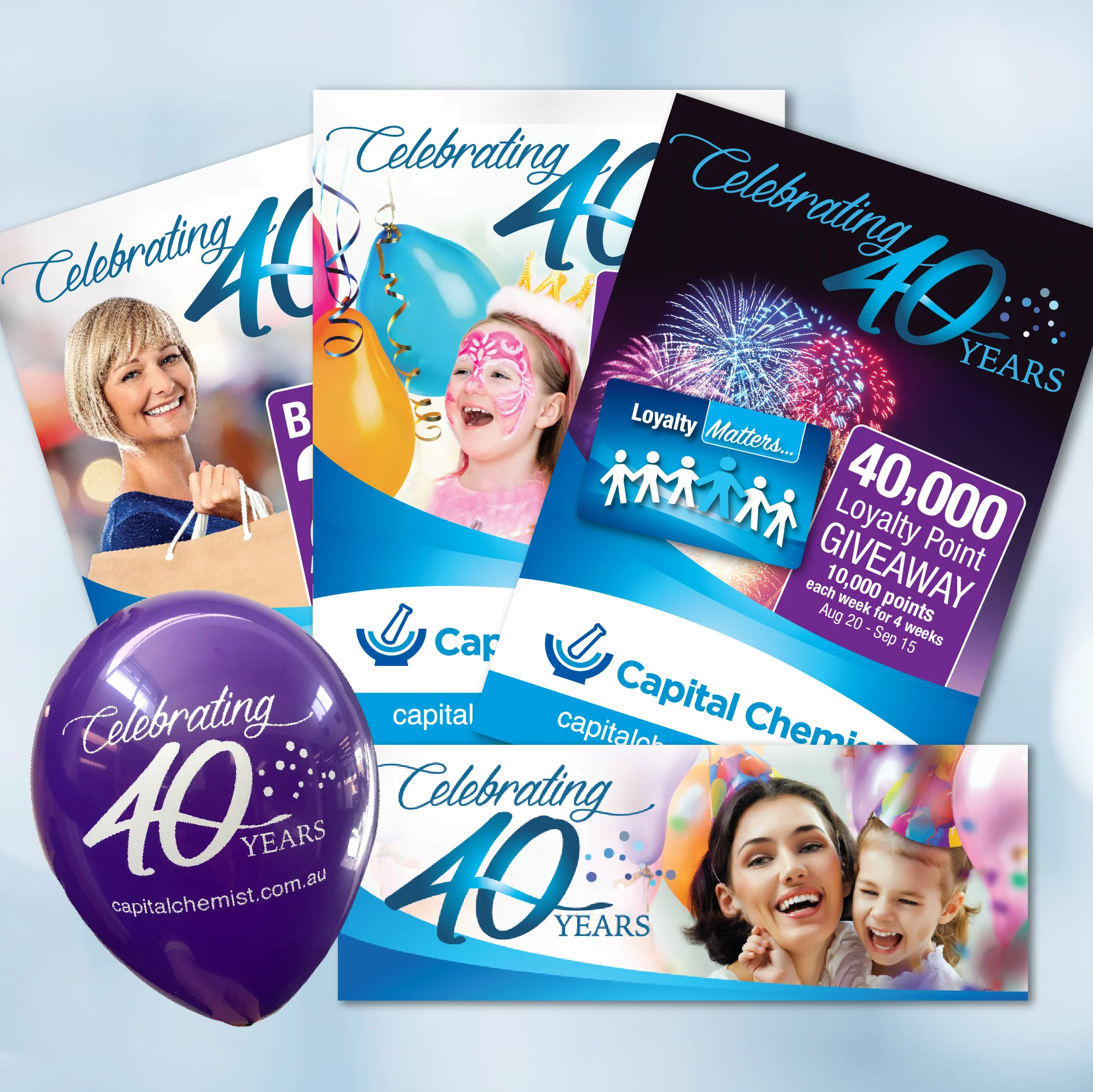 Capital Chemist event promotional items