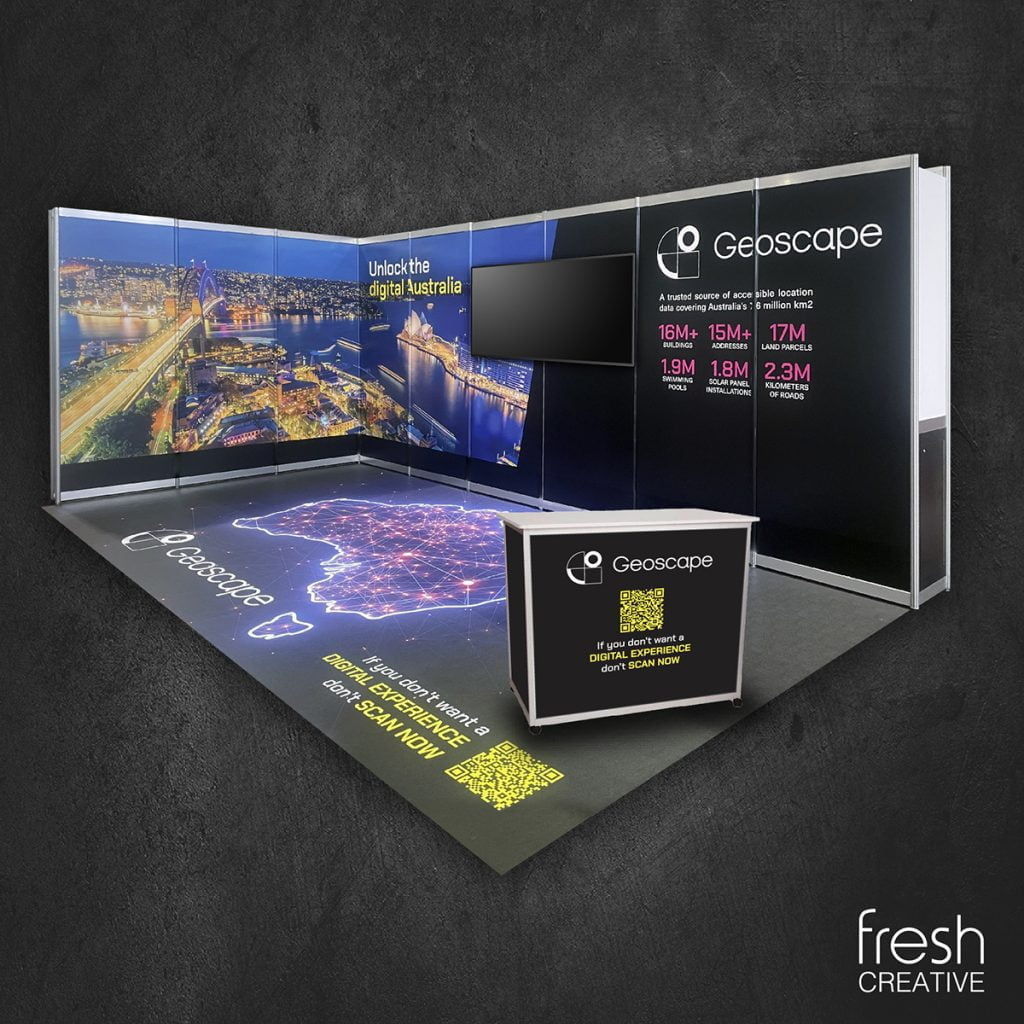 Exhibition Display Milltech Business Cards Canberra