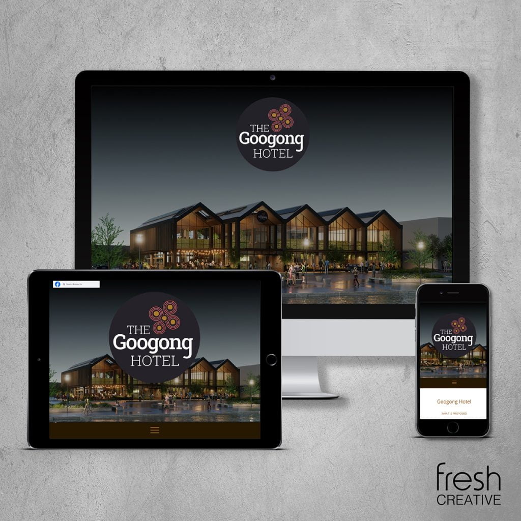 Googong Hotel Website Design Canberra