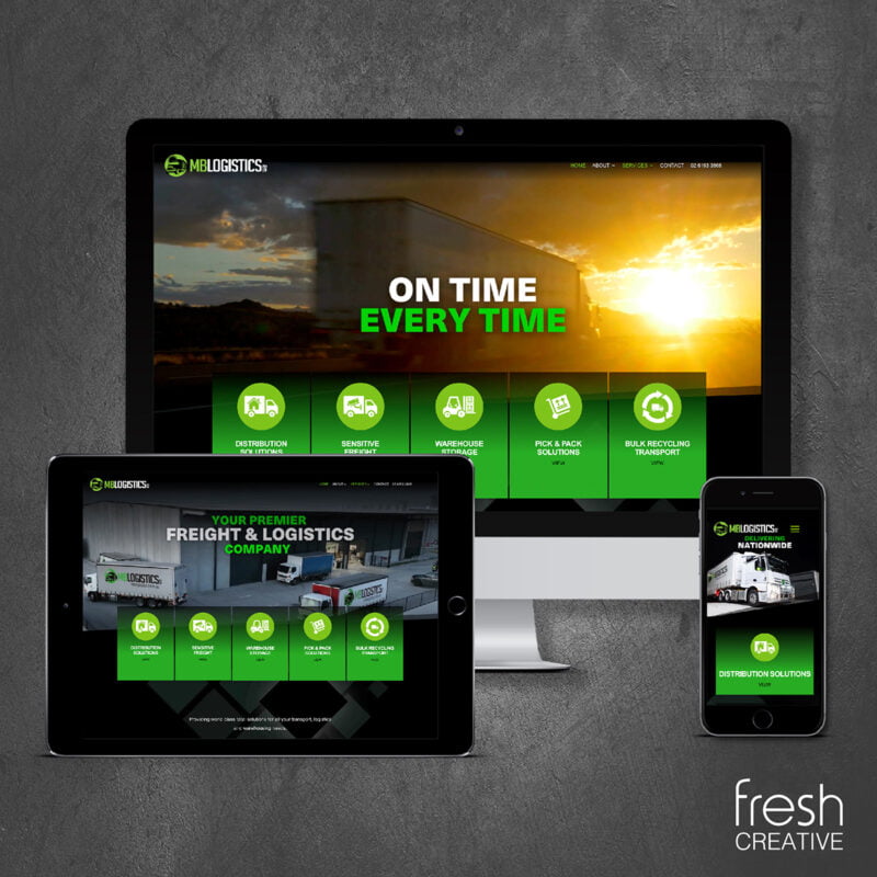 Website Design for MB Logistics